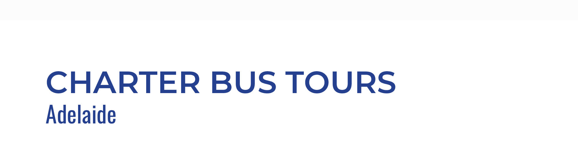 Charter Bus Tours